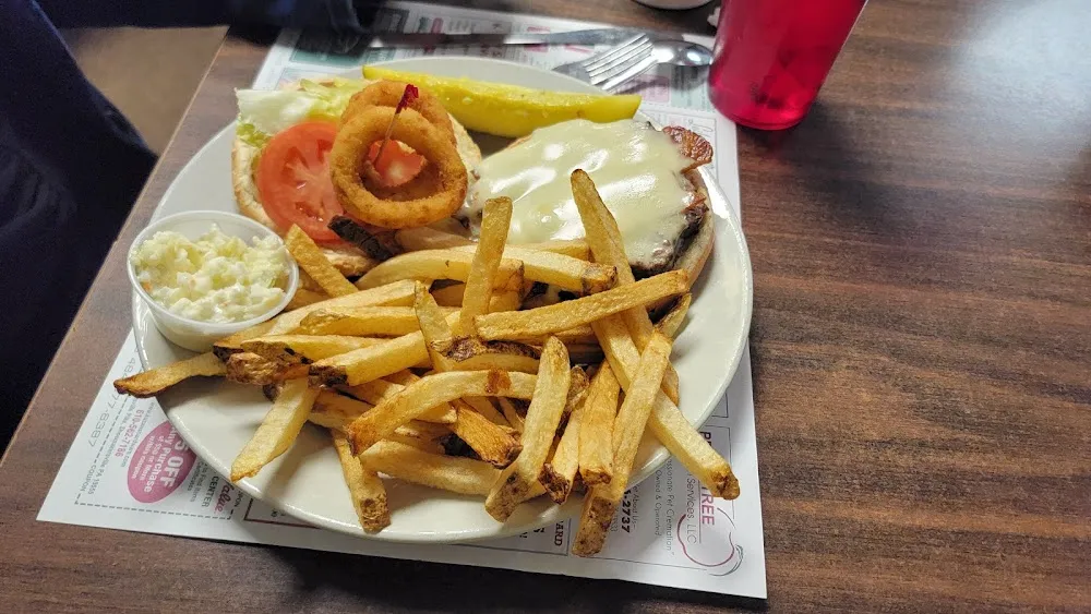 Cheeseburger with Fries
